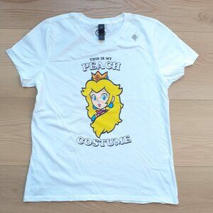 This is My Peach Costume - New Women's Small White T-Shirt